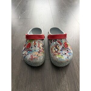 Crocs Kids Avengers Off Court Clogs Youth Sz  3 Marvel Superheroes Comics